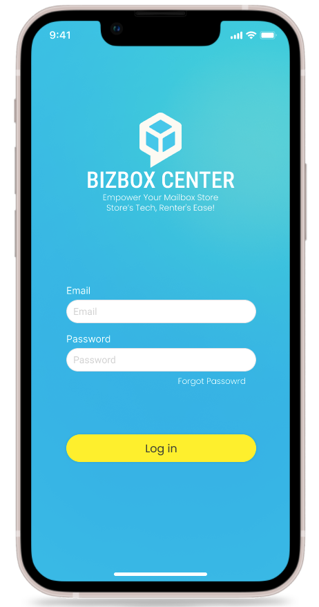 Mobile App Screen Mockup